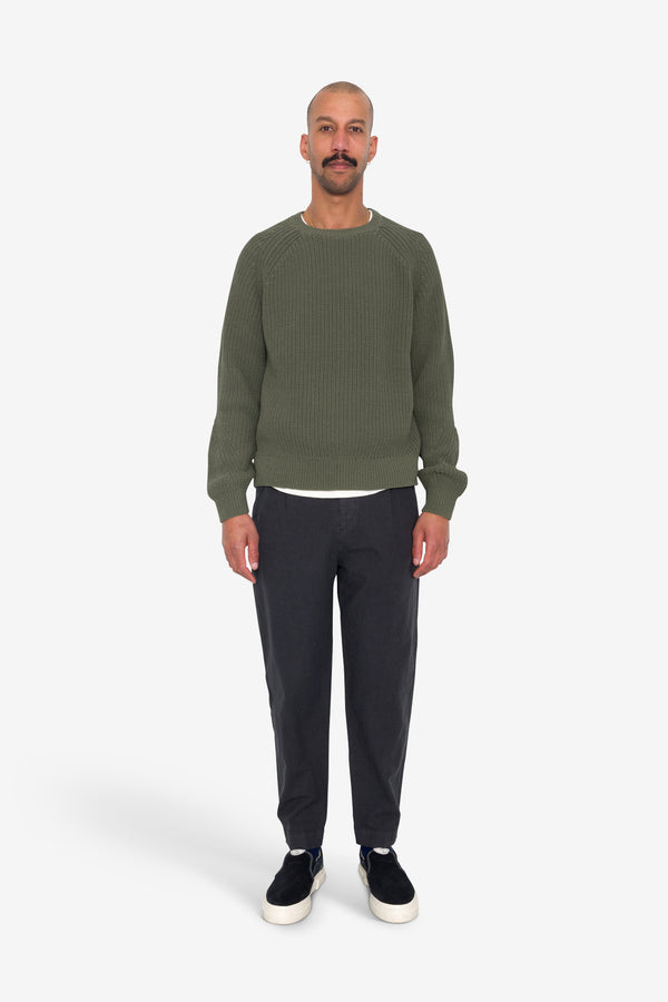 Folk Direction Jumper - Dark Sage