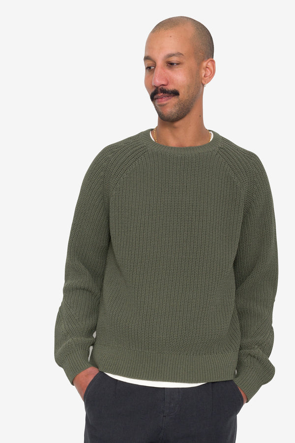 Folk Direction Jumper - Dark Sage