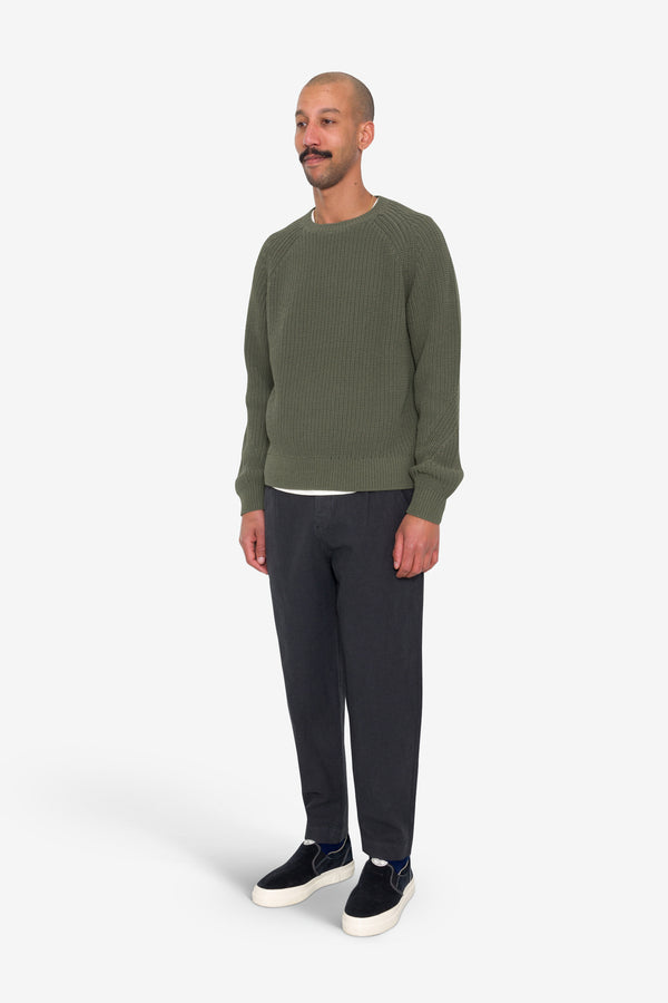 Folk Direction Jumper - Dark Sage