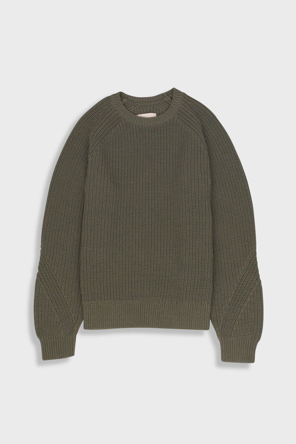 folk Direction Jumper - Dark Sage