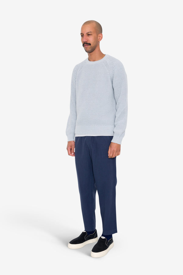 Folk Direction Jumper - Mineral Blue