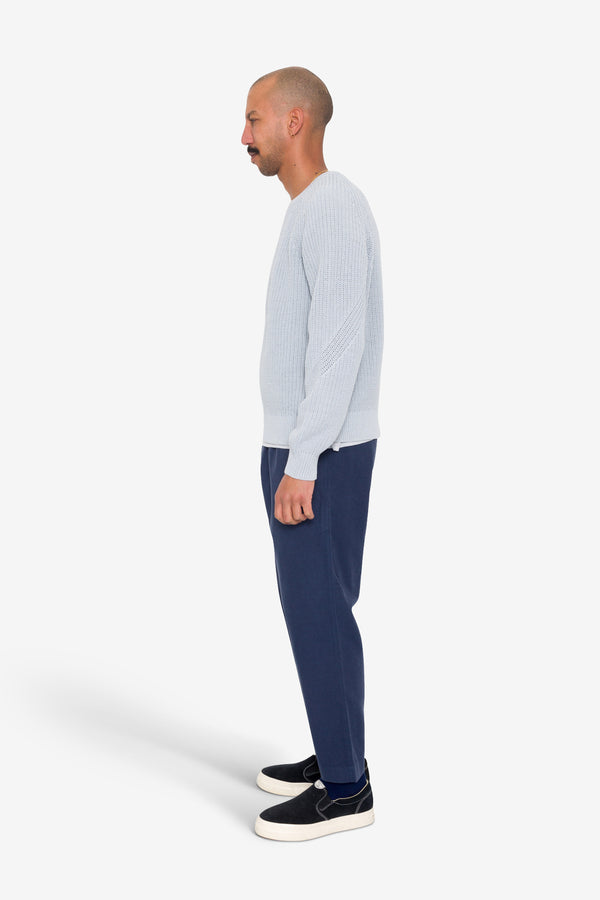 Folk Direction Jumper - Mineral Blue