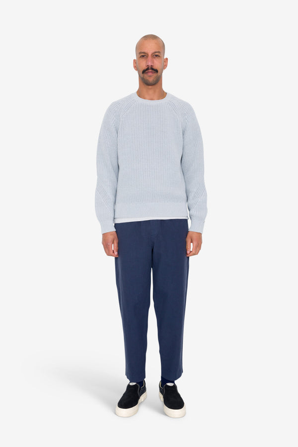 Folk Direction Jumper - Mineral Blue
