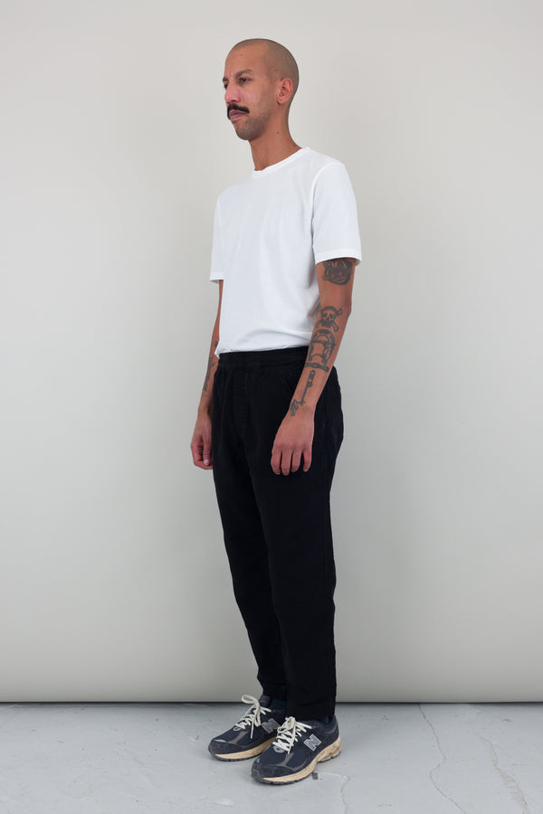 Folk Drawcord Assembly Pant - Black Moleskin