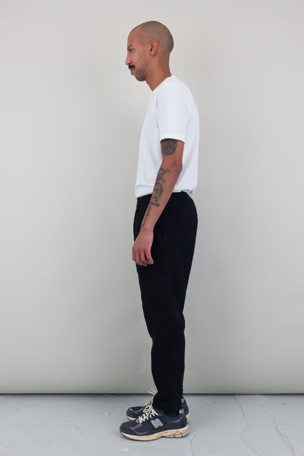 Folk Drawcord Assembly Pant - Black Moleskin