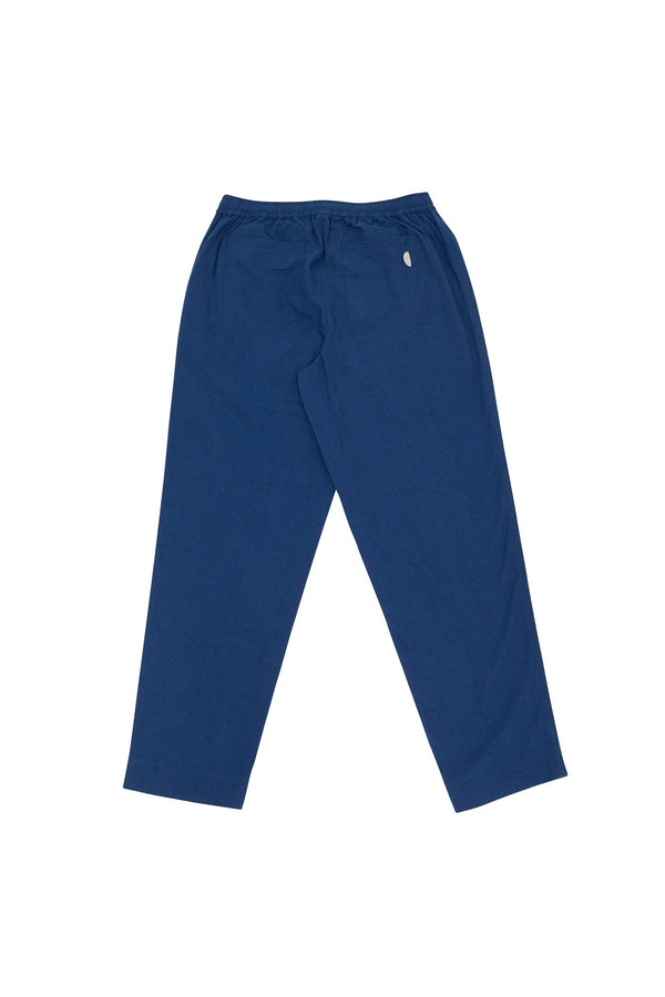 Folk Drawcord Assembly Pant - Blue Crinkle