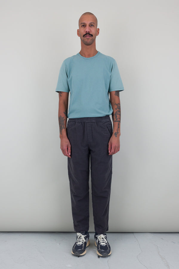Folk Drawcord Assembly Pant - Charcoal Moleskin