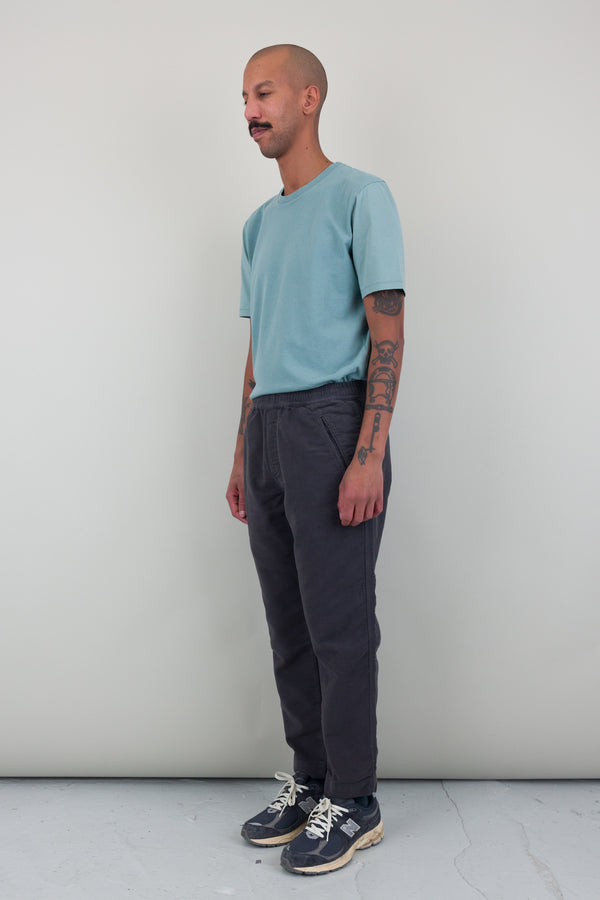 Folk Drawcord Assembly Pant - Charcoal Moleskin
