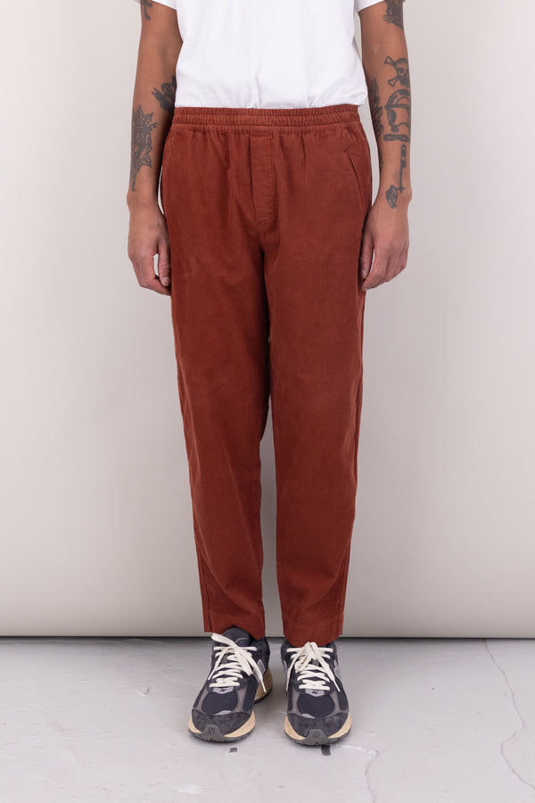 Folk Drawcord Assembly Pant - Dark Rust Cord