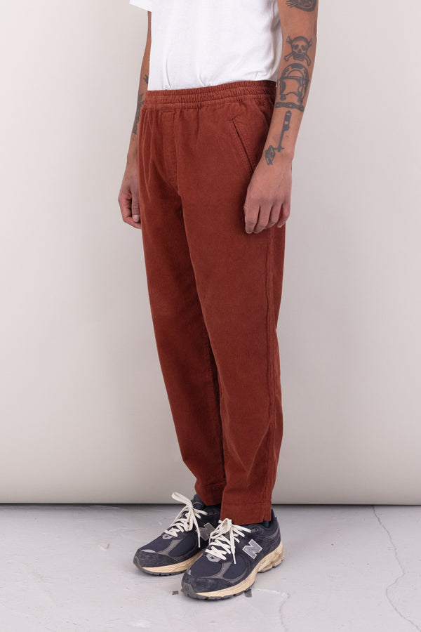 Folk Drawcord Assembly Pant - Dark Rust Cord