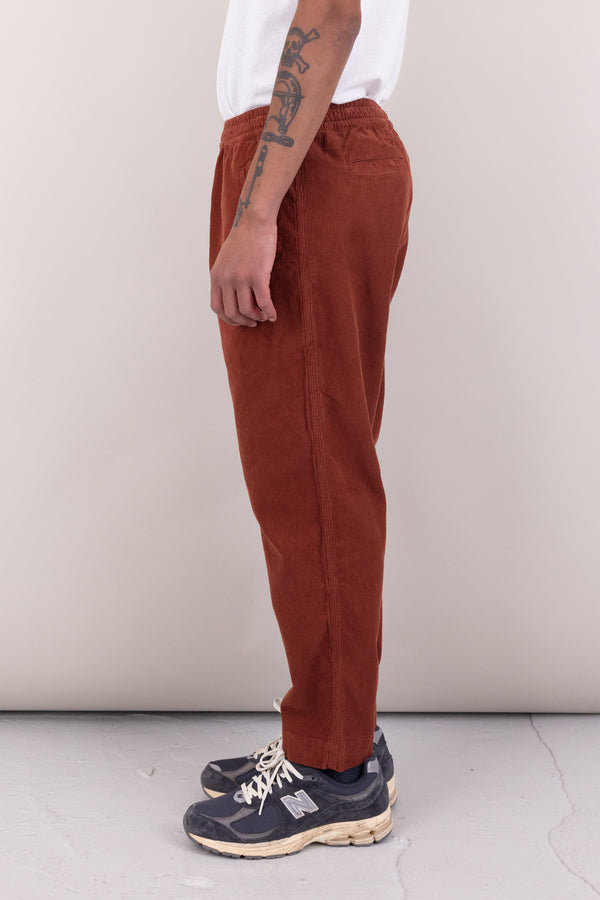 Folk Drawcord Assembly Pant - Dark Rust Cord
