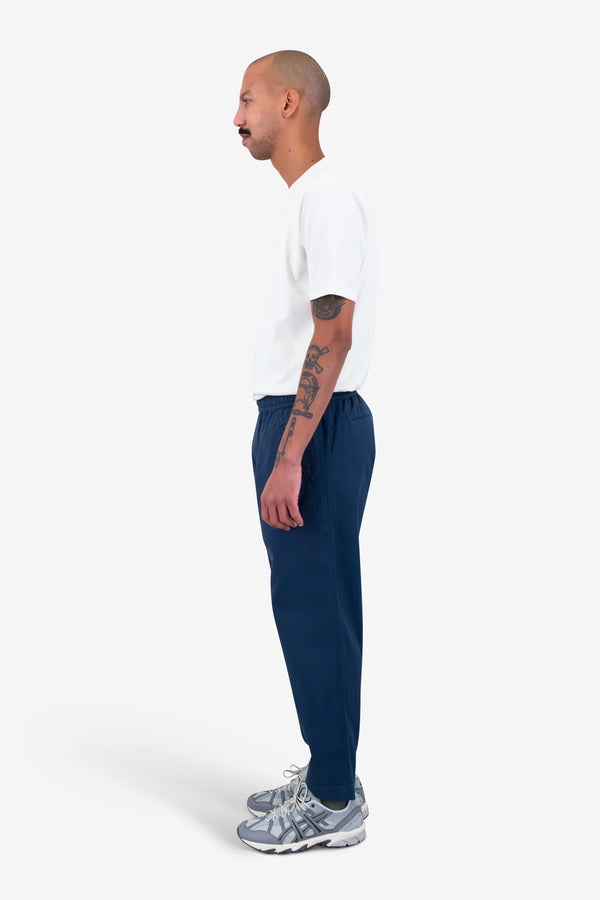 Folk Drawcord Assembly Pant - Navy Mini Stripe