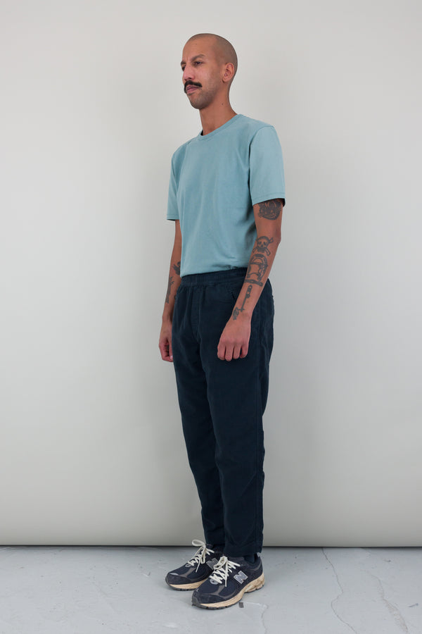 Folk Drawcord Assembly Pant - Navy Moleskin