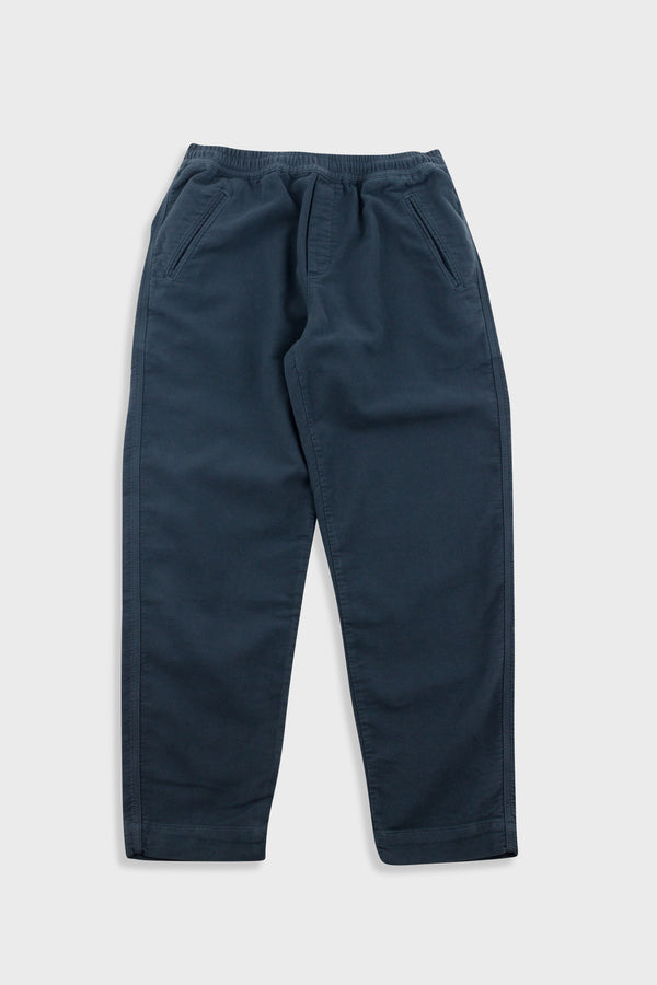 folk Drawcord Assembly Pant - Navy Moleskin