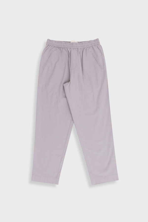 folk Drawcord Assembly Pant - Silver Grey Crinkle