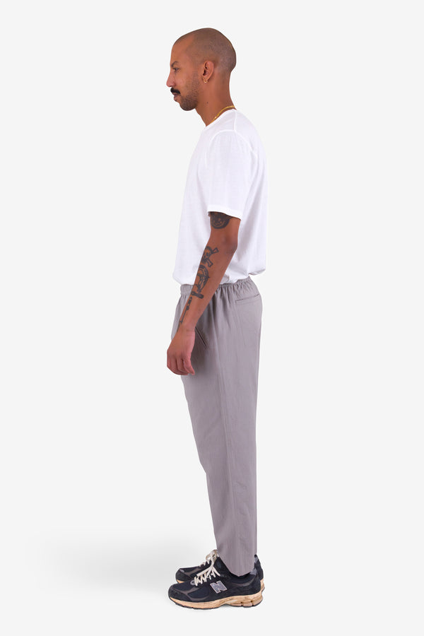 Folk Drawcord Assembly Pant - Silver Grey Crinkle