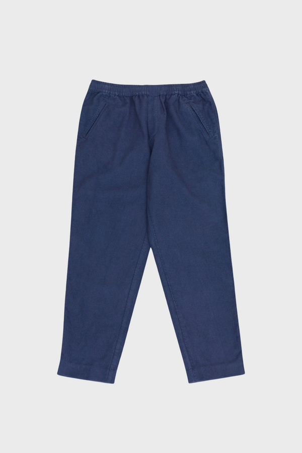 folk Drawcord Assembly Pant - Steel Blue Moleskin