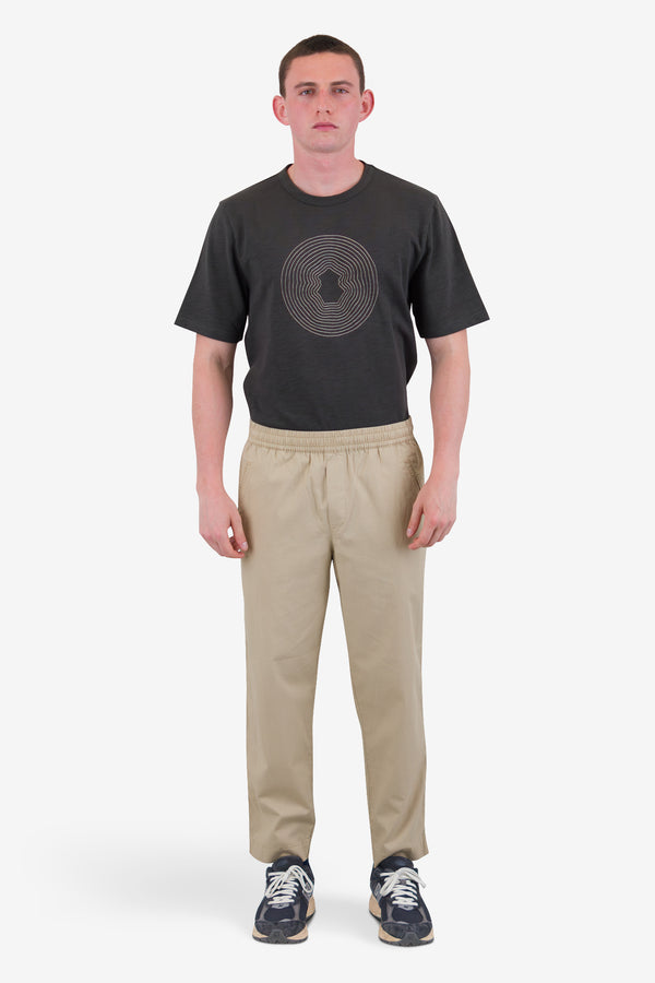 Folk Drawcord Assembly Pant - Stone Mini Stripe