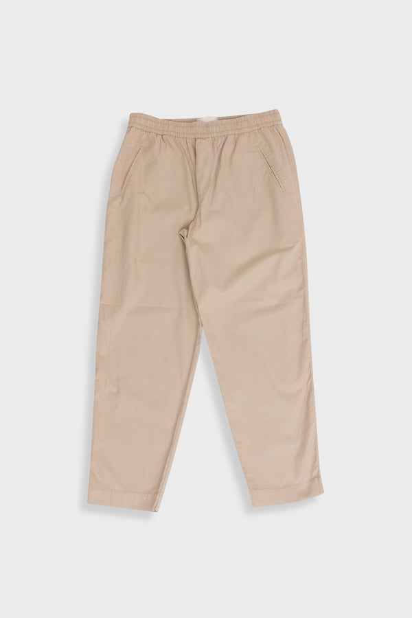 folk Drawcord Assembly Pant - Stone Mini Stripe