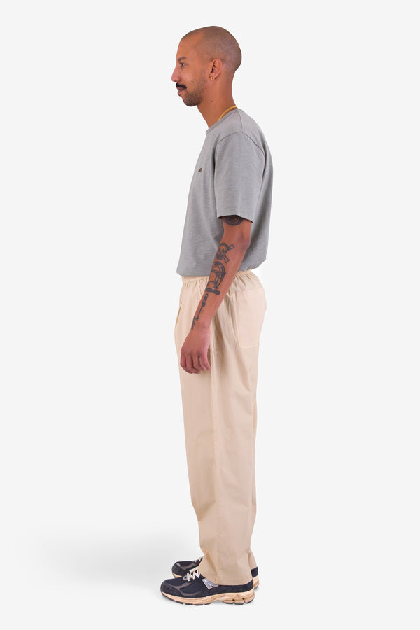 Folk Drawcord Loose Trousers - Light Stone