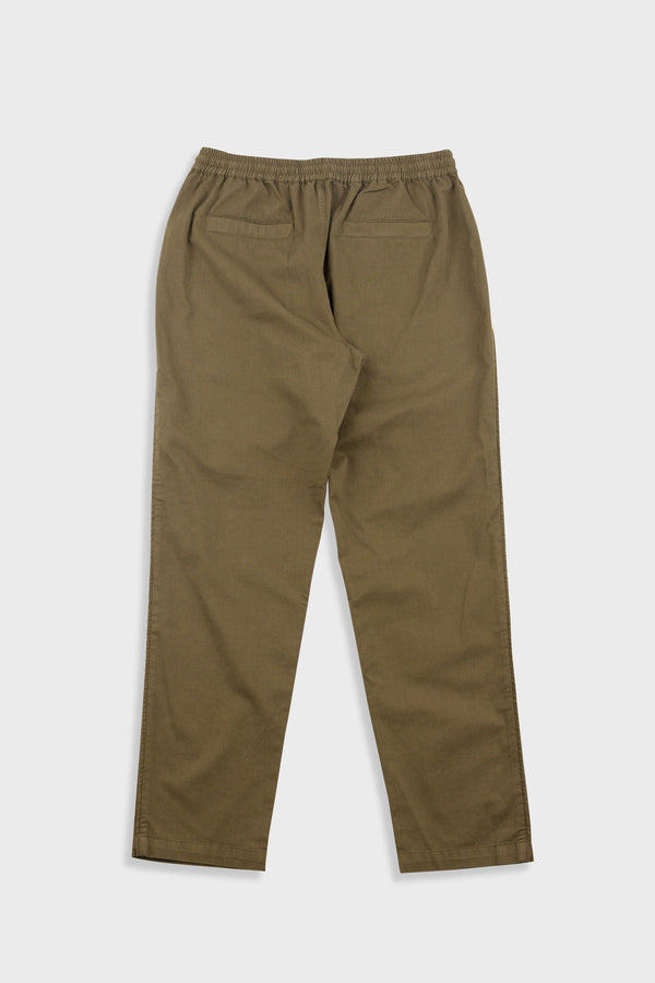 Folk Drawcord Trousers - Khaki