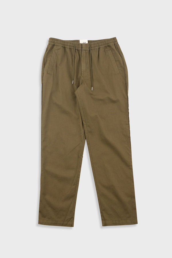 folk Drawcord Trousers - Khaki
