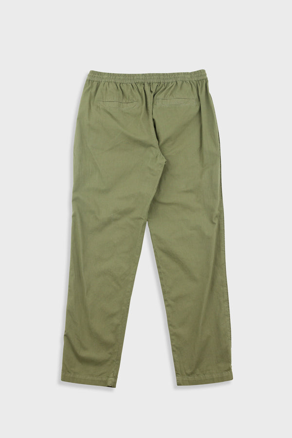 Folk Drawcord Trousers - Olive