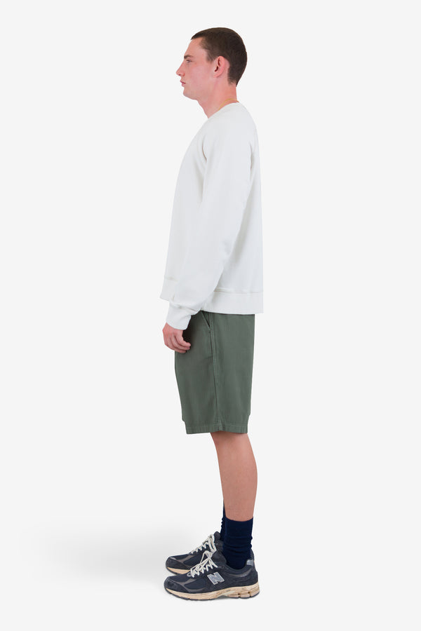 Folk Engineered Raglan Sweat - Ecru