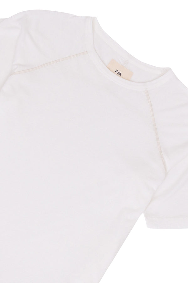 Folk Engineered Raglan T-Shirt (SS) - White