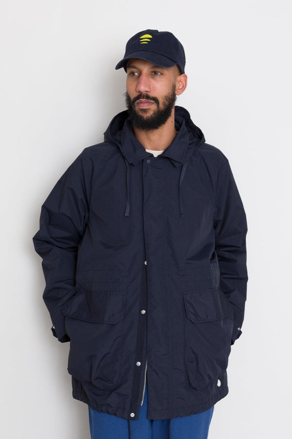 Folk Fishtail Anorak - Dark Navy