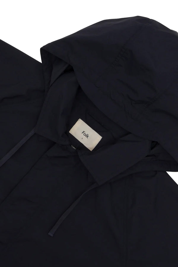 Folk Fishtail Anorak - Dark Navy