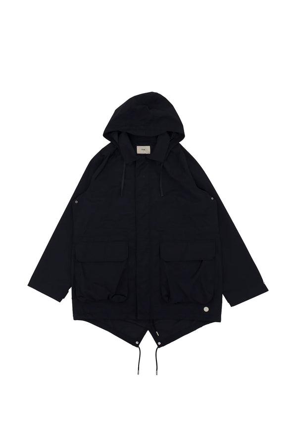 folk Fishtail Anorak - Dark Navy