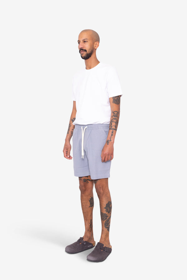 Folk Fitz Shorts - Washed Blue