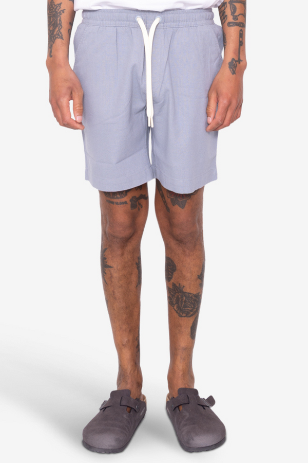 folk Fitz Shorts - Washed Blue
