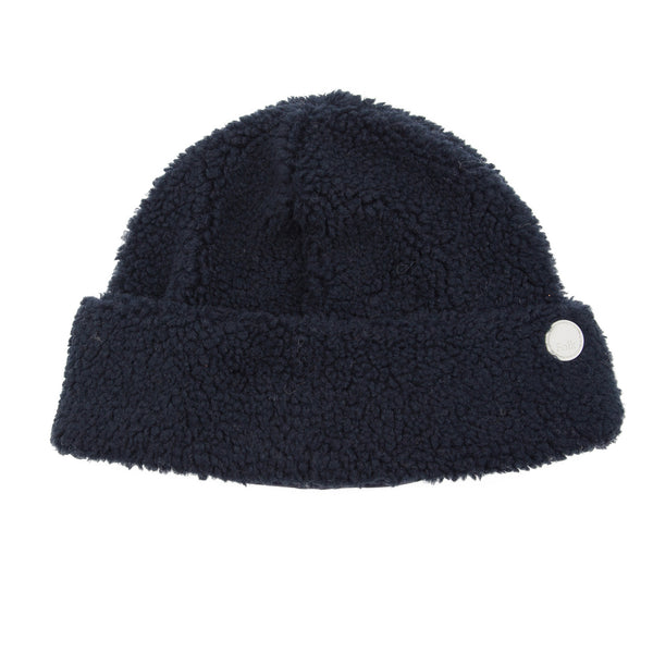 Folk Fleece Beanie - Navy
