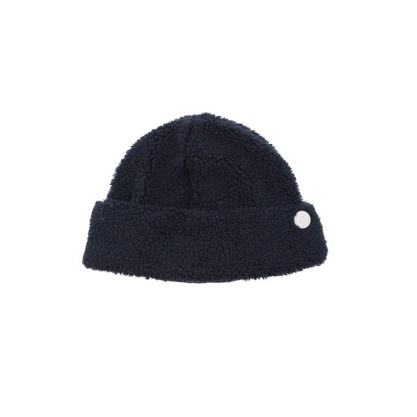 folk Fleece Beanie - Navy