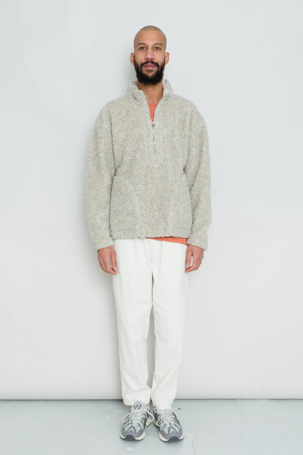 Folk Fleece Overhead - Greige Curly Wool