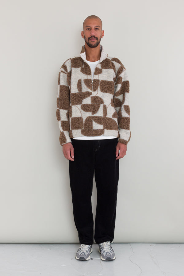 Folk Fleece Overhead - Tile Jacquard KG