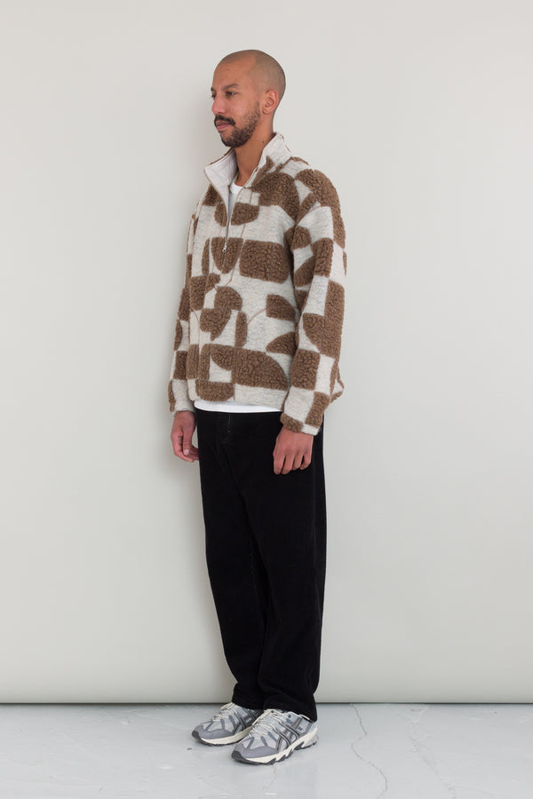 Folk Fleece Overhead - Tile Jacquard KG