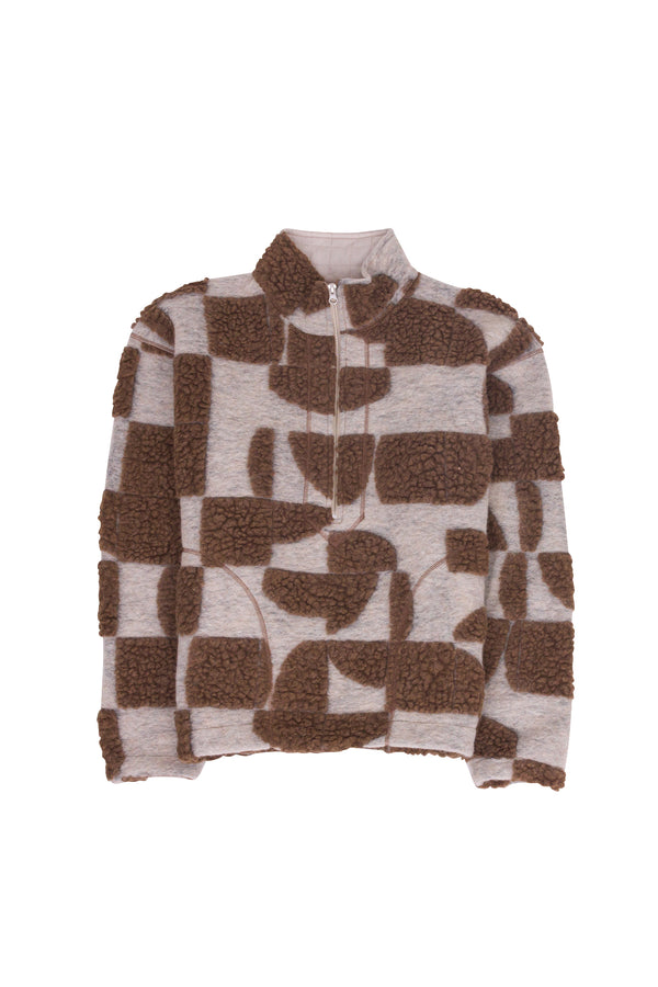 folk Fleece Overhead - Tile Jacquard KG