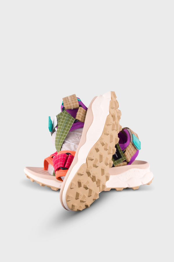 Folk Flower Mountain - Nazca 2 Woman - Bordeaux Green