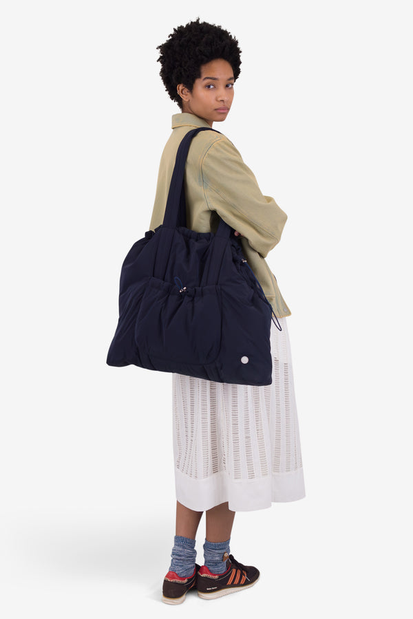 Folk Full Seam Skirt - Ecru Ladder Embroidery