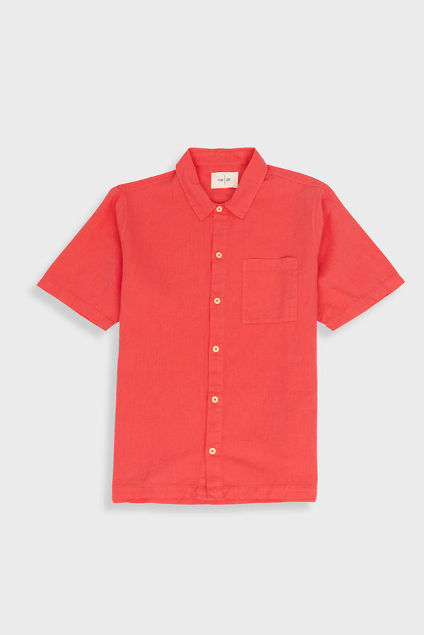 folk Gabe Shirt - Raspberry