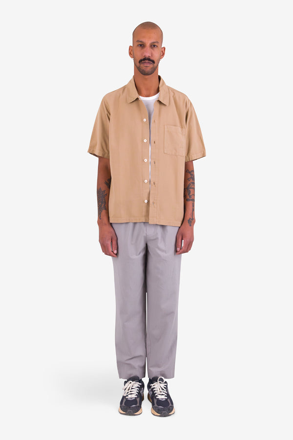 Folk Gabe Shirt - Soft Brown