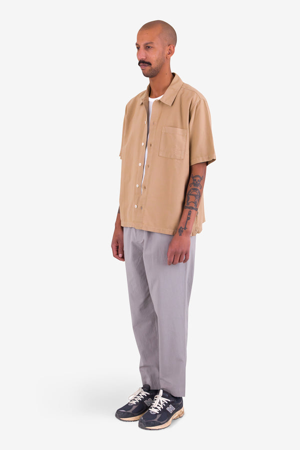 Folk Gabe Shirt - Soft Brown
