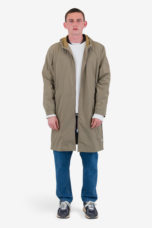 Folk Hooded Anorak - Khaki