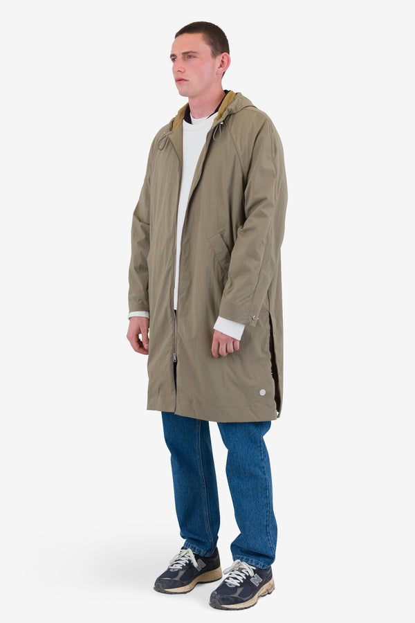 Folk Hooded Anorak - Khaki