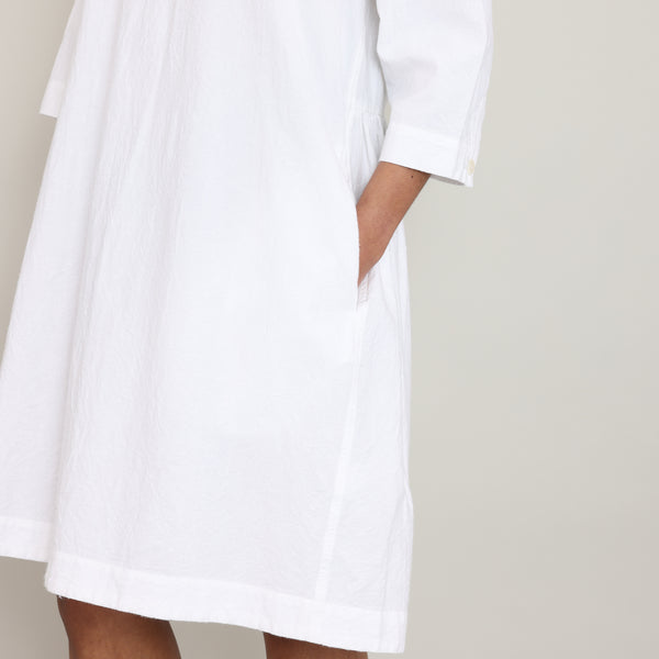 Folk Joana Day Dress Women's - White Crinkle
