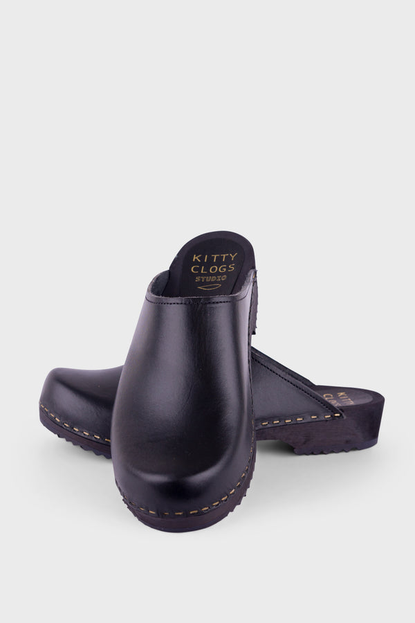 Folk Kitty Clogs - Low Klassisk - Tinted Black Base