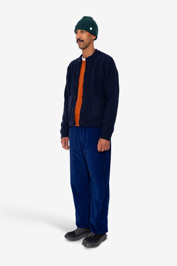 Folk Knitted Jacket - Navy